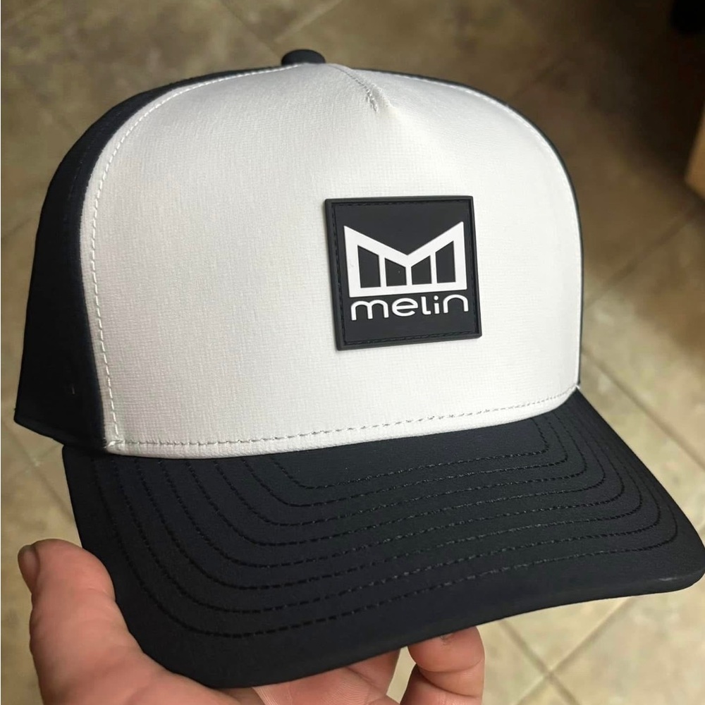 Melin Black and White Cap